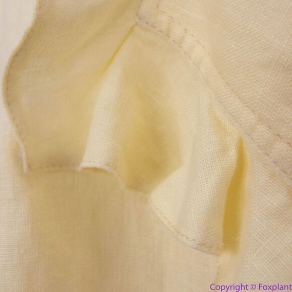 NEW Free People 100% Linen Crossover Back Bennie Crop Blazer, L - Picture 15 of 16